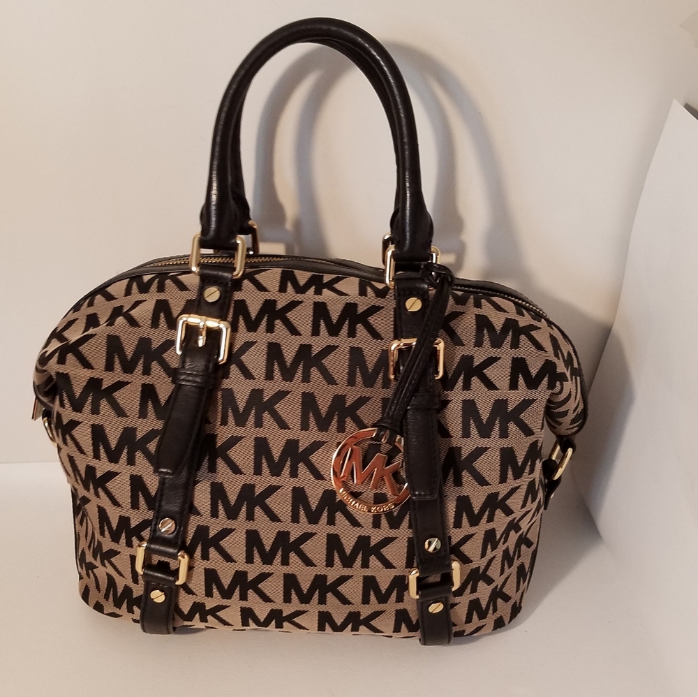 MICHAEL‎ Michael Kors Monogram Belted Bag